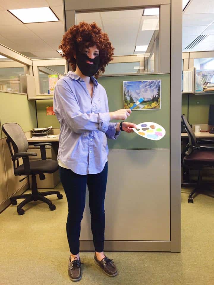 Bob Ross DIY costume