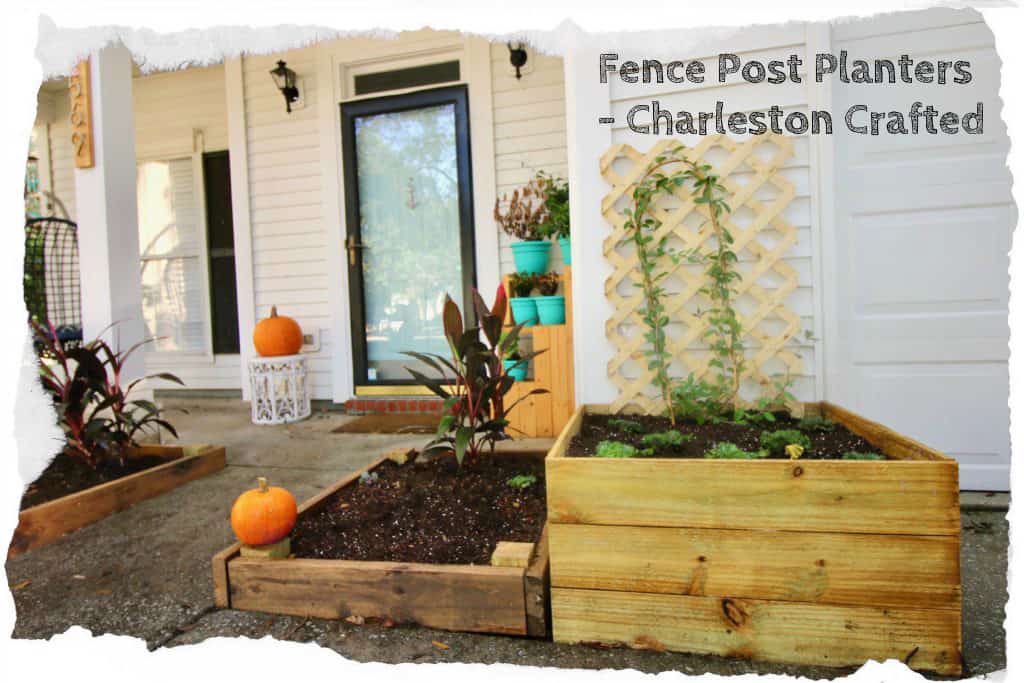 Fence Post Planters - Charleston Crafted