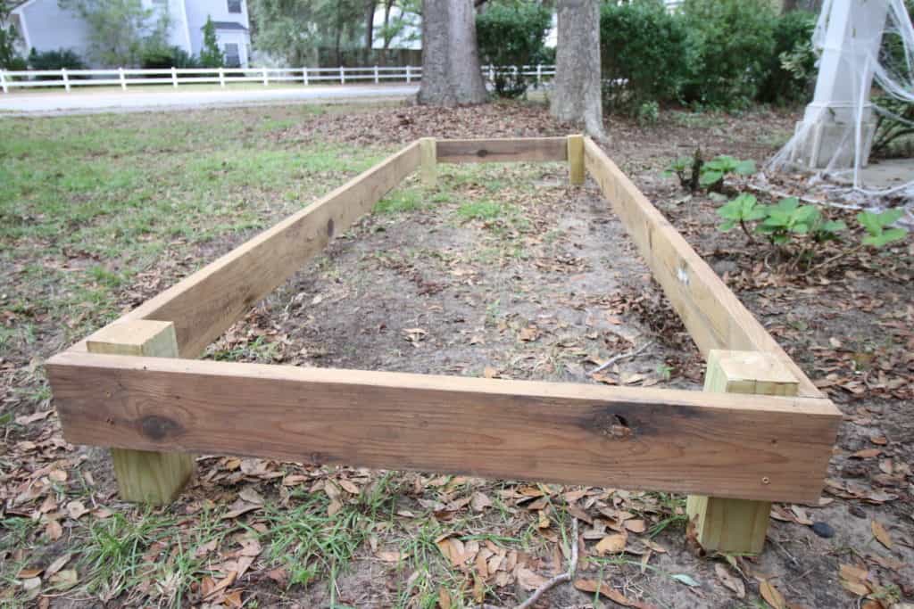 DIY Raised Bed Flower Garden - Charleston Crafted