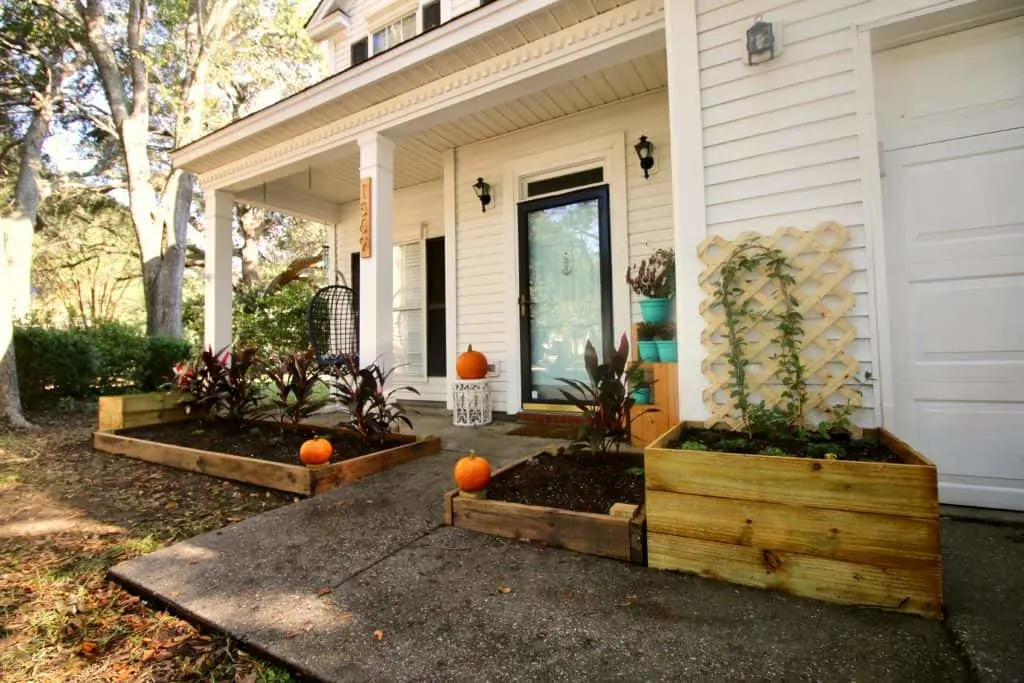 DIY Raised Bed Flower Garden - Charleston Crafted