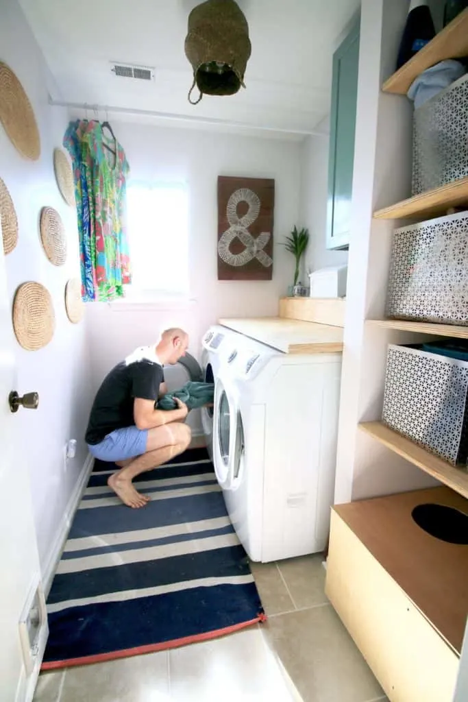 ORC: Laundry Room Makeover Reveal via Charleston Crafted