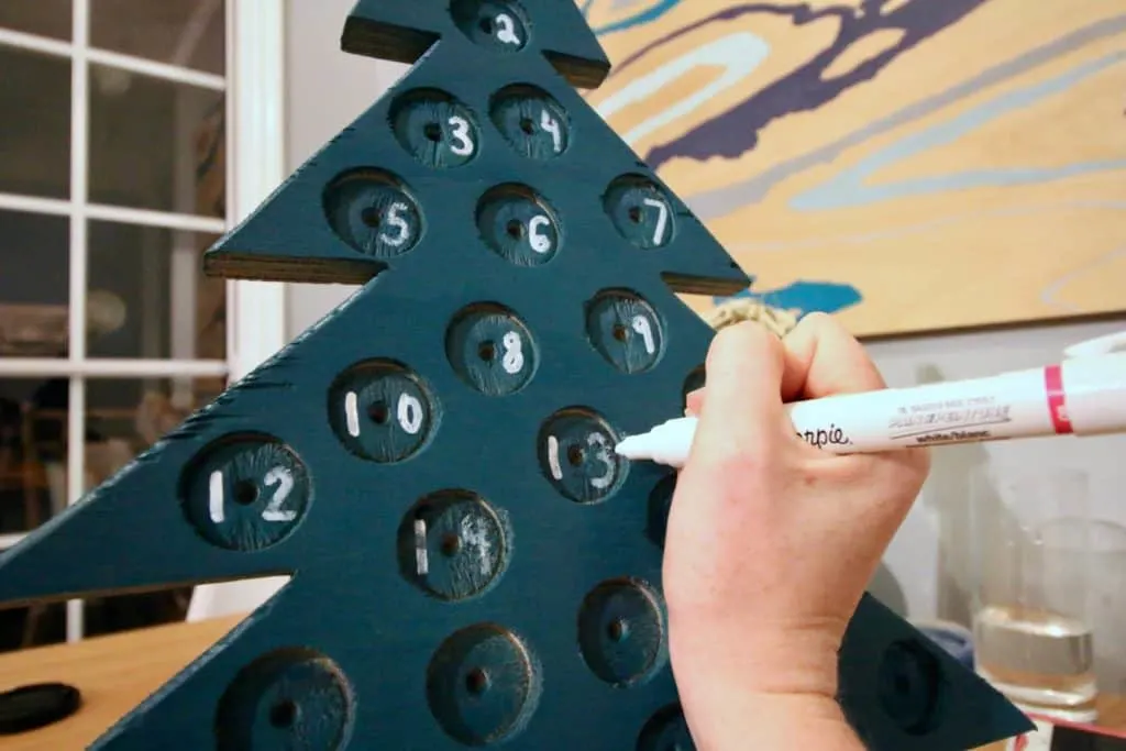 DIY Adult Advent Calendar via Charleston Crafted