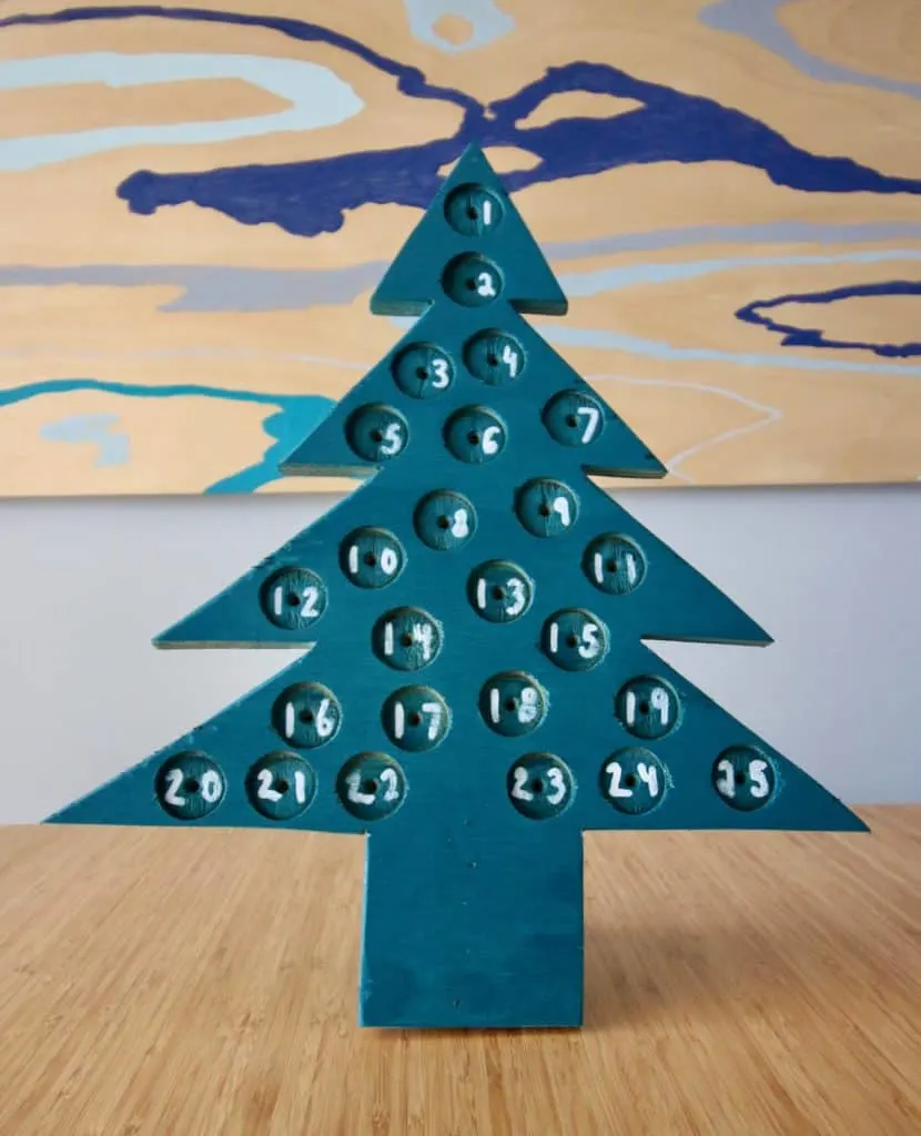 DIY Adult Advent Calendar via Charleston Crafted