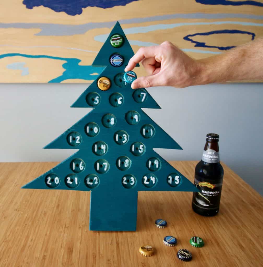 DIY Adult Advent Calendar via Charleston Crafted