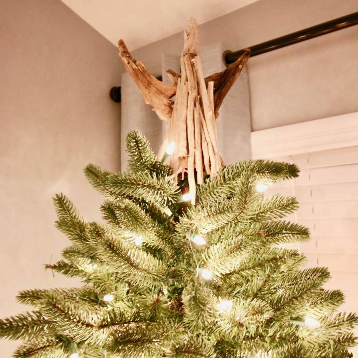 How to make a driftwood angel tree topper