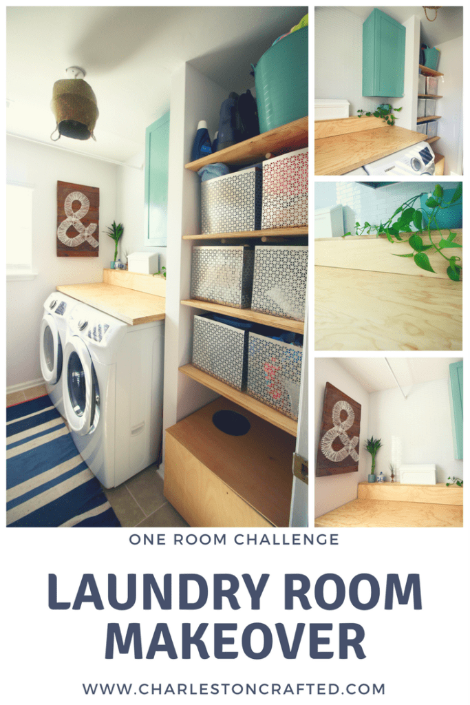 ORC: Laundry Room Makeover Reveal via Charleston Crafted