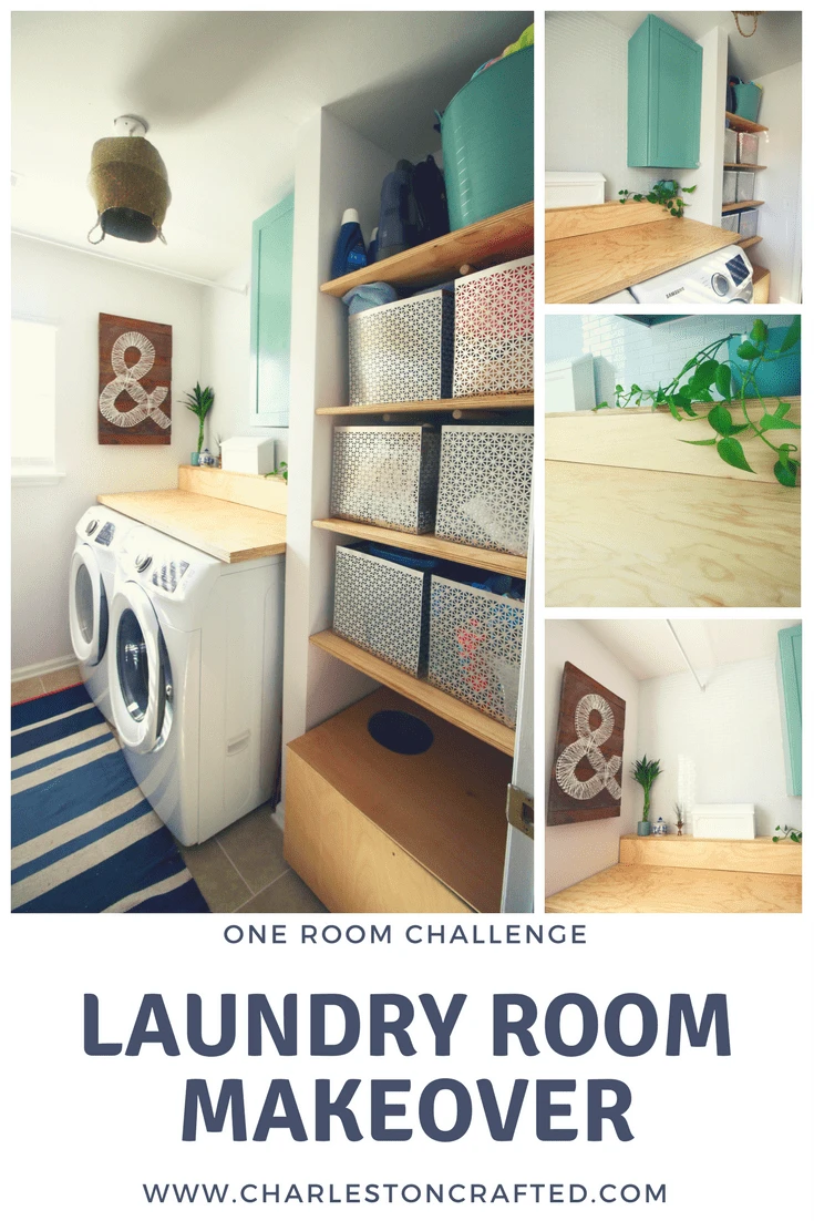 ORC: Laundry Room Makeover Reveal via Charleston Crafted