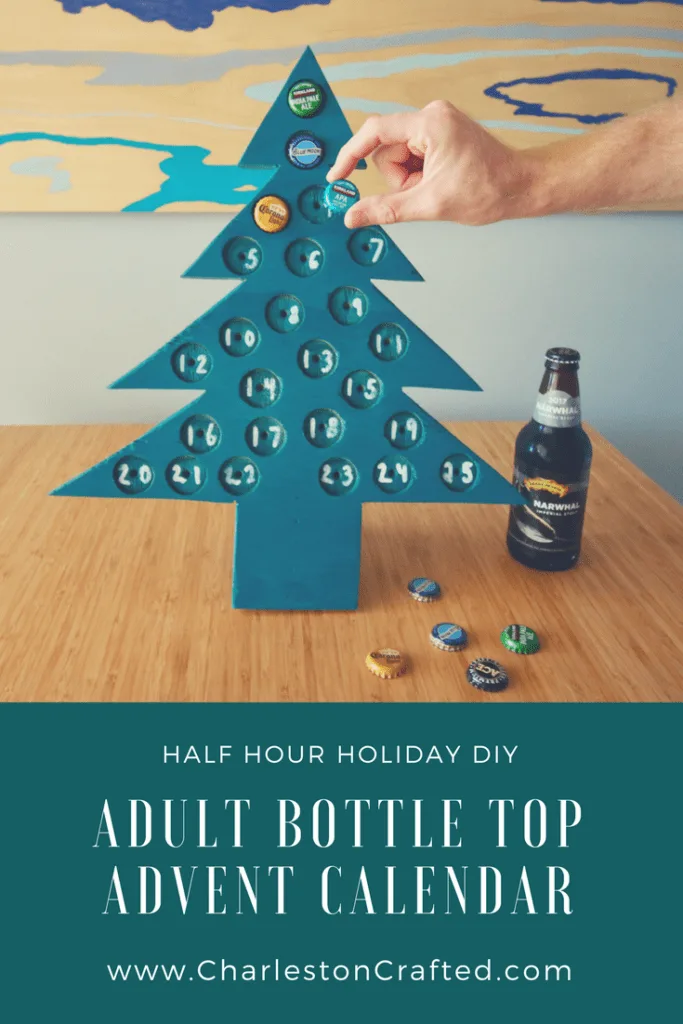 DIY Adult Advent Calendar via Charleston Crafted