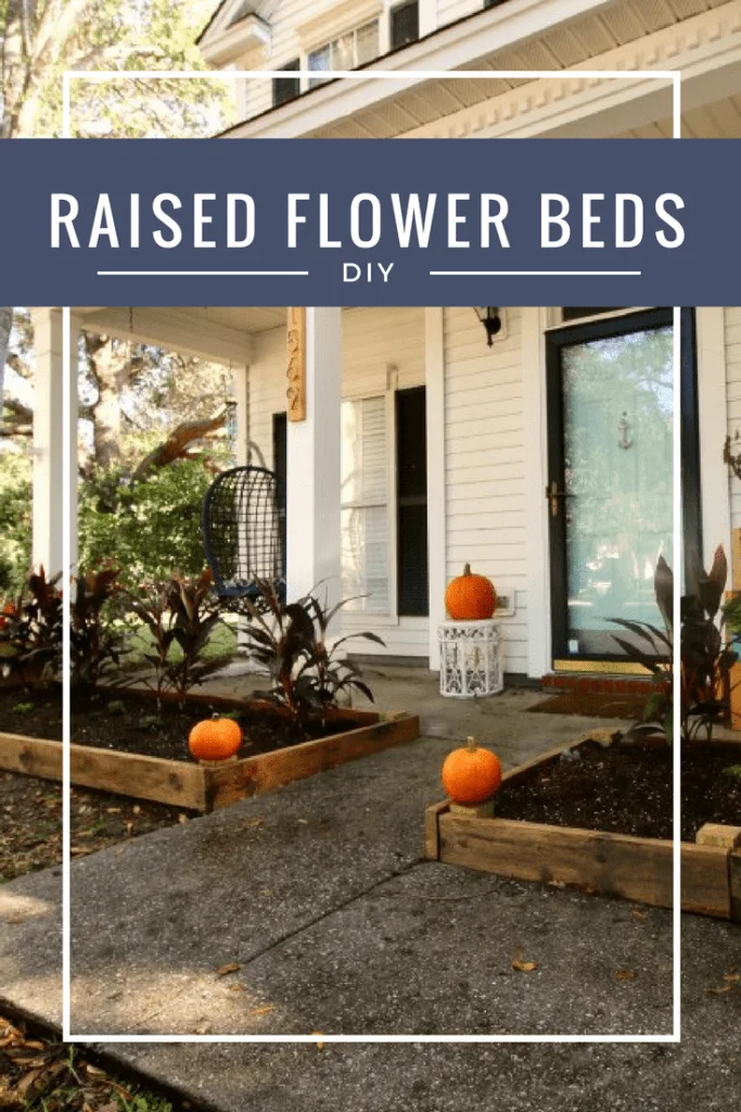 DIY Raised Flower Bed Garden via Charleston Crafted