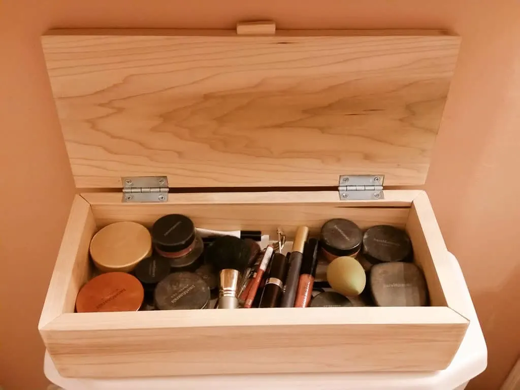 Wooden cheap makeup box