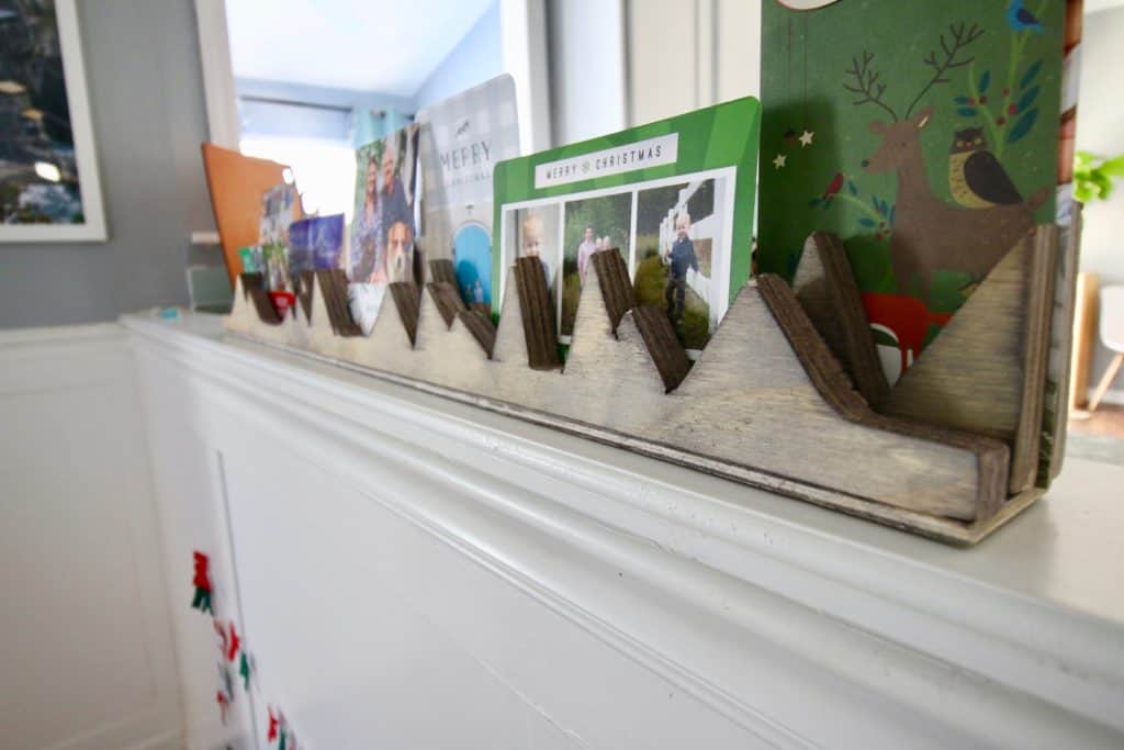 DIY Wooden Mountains Card Holder - Charleston Crafted