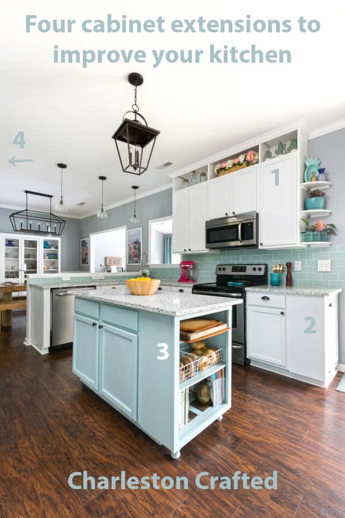 Four cabinet extensions to improve your kitchen - Charleston Crafted