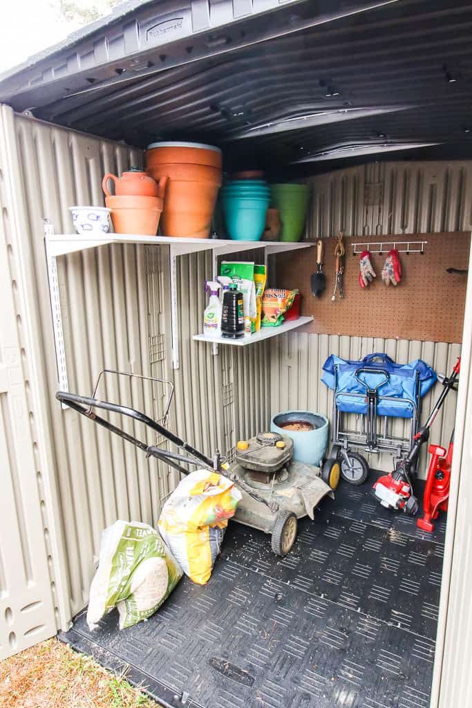 Why we got a Rubbermaid Roughneck Storage Shed via Charleston Crafted