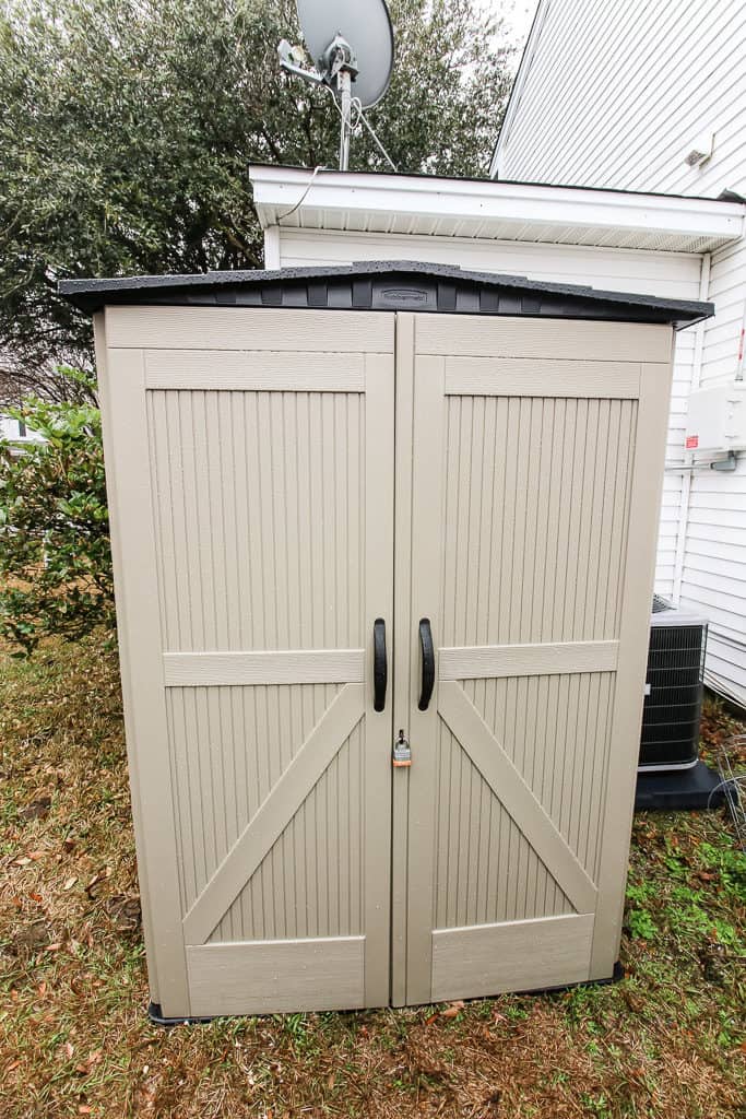 Why we got a Rubbermaid Roughneck Storage Shed via Charleston Crafted