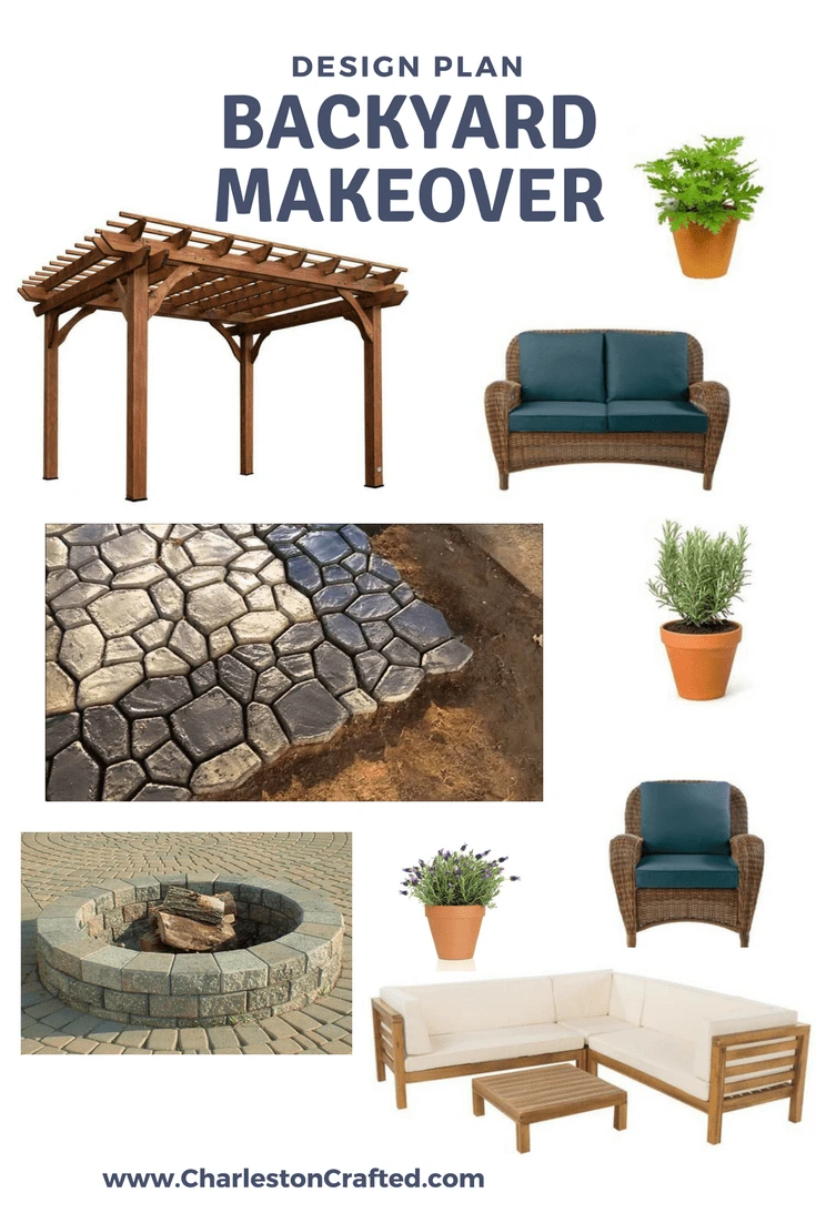 Our New Patio Design Plan via Charleston Crafted