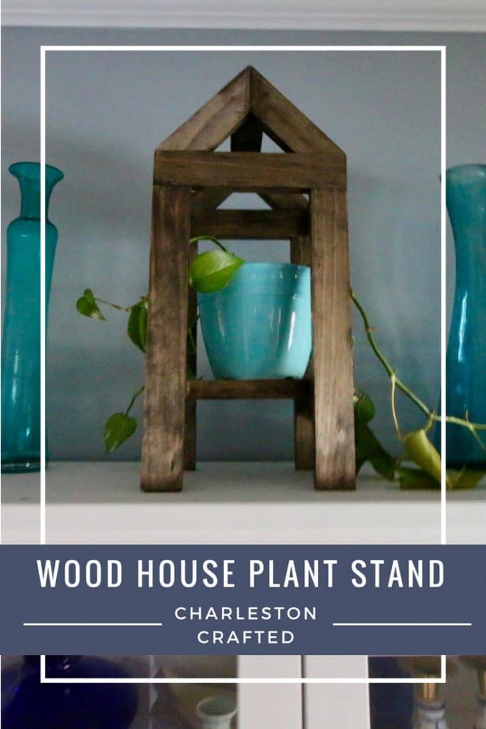 Wood House Plant Stand - Charleston Crafted