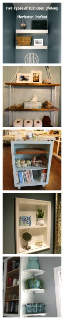 Five Types of DIY Open Shelving - Charleston Crafted