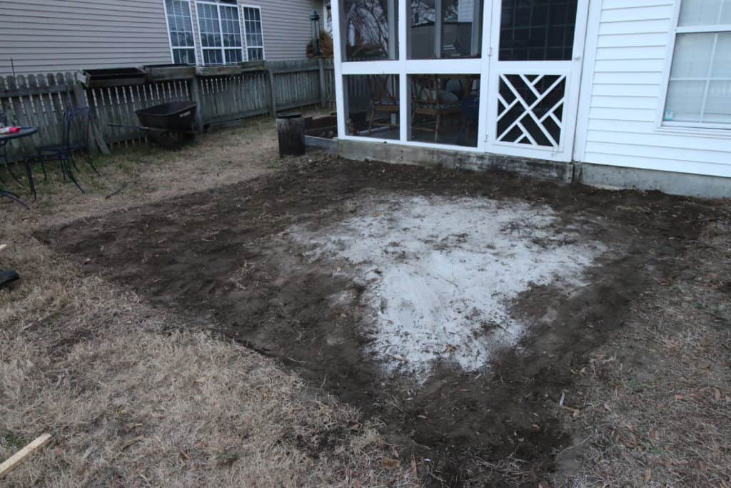 Removing Our Old Patio - Charleston Crafted