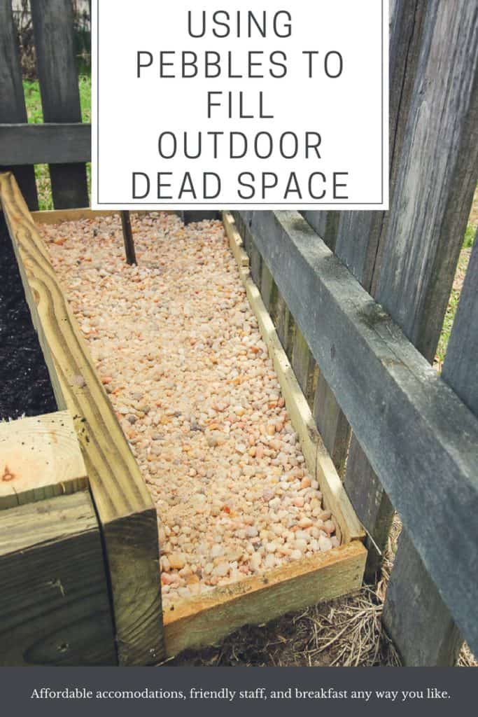 Using Pebbles to Fill Outdoor Dead Space