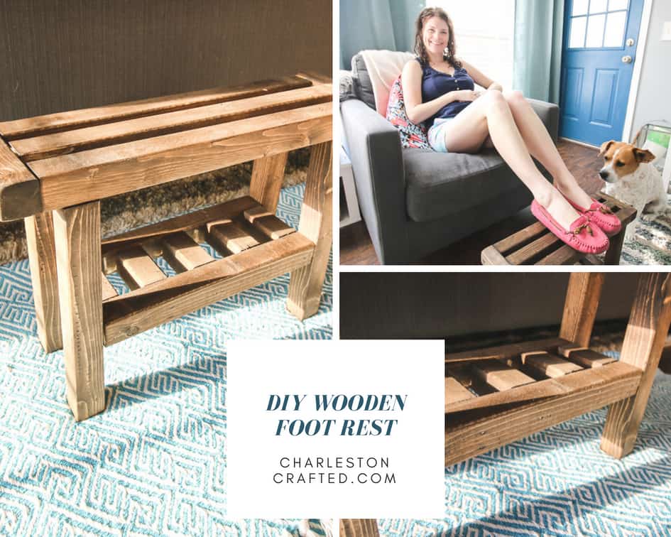 DIY Wooden Foot Rest