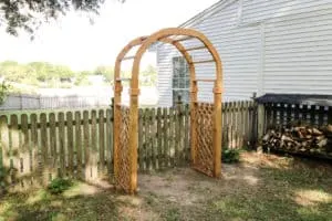 How to Build a DIY Garden Arch Arbor- with PDF plans