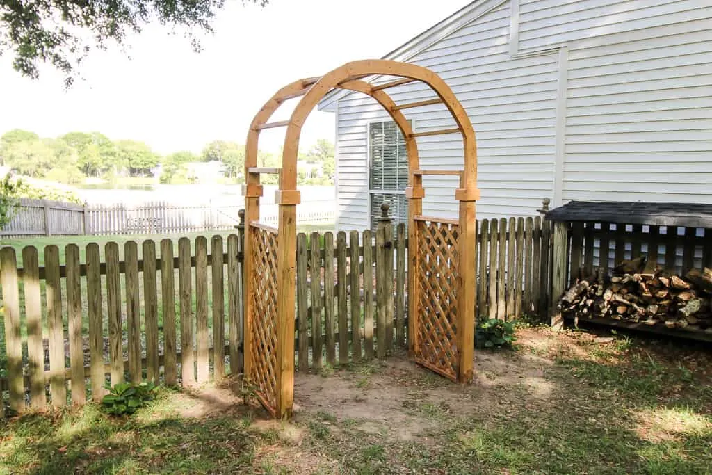 Garden Arbor Arch - Charleston Crafted