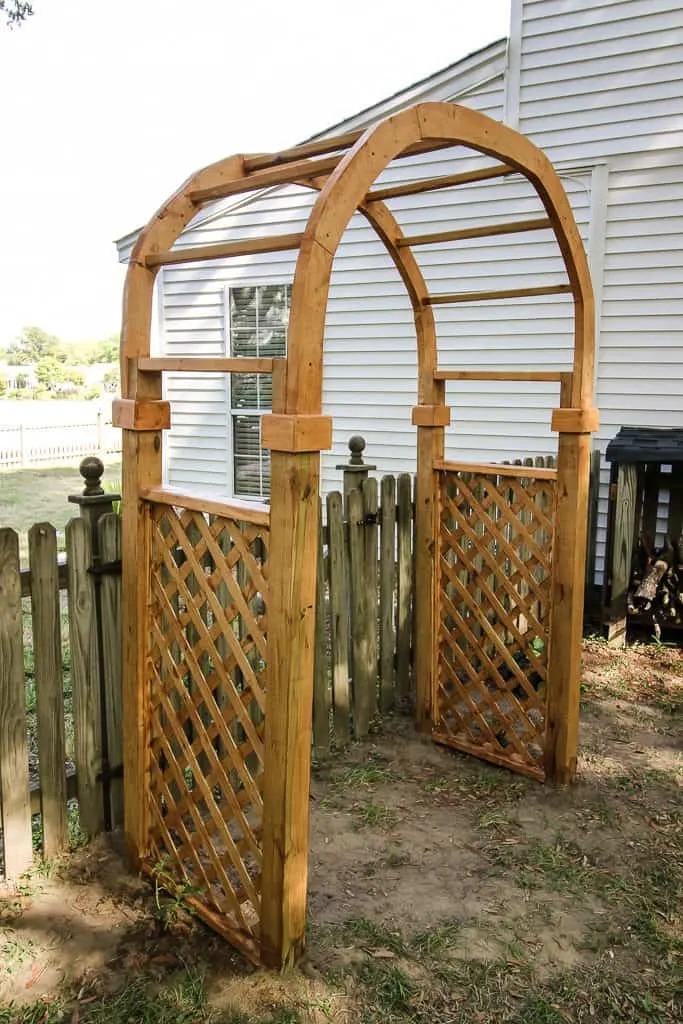 Garden Arbor Arch - Charleston Crafted