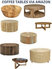 Round Coffee Table Inspiration via Charleston Crafted