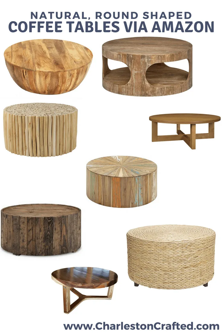 Round Coffee Table Inspiration via Charleston Crafted