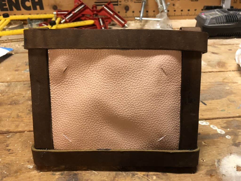 Leather Anniversary Frame - Charleston Crafted