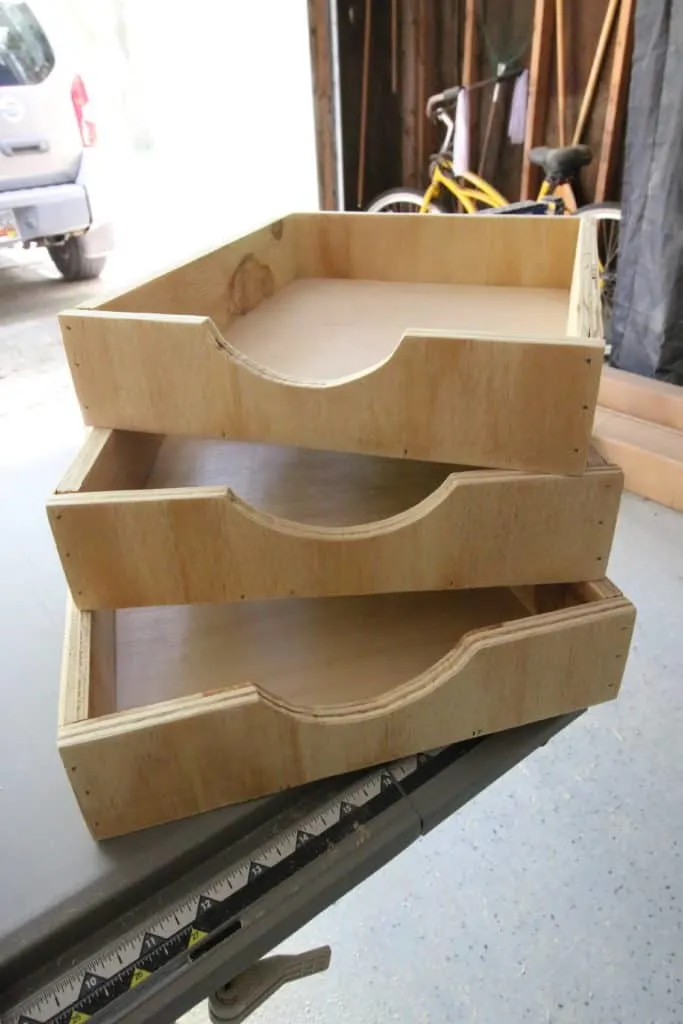 Desk Cubby Hole Wooden Trays - Charleston Crafted