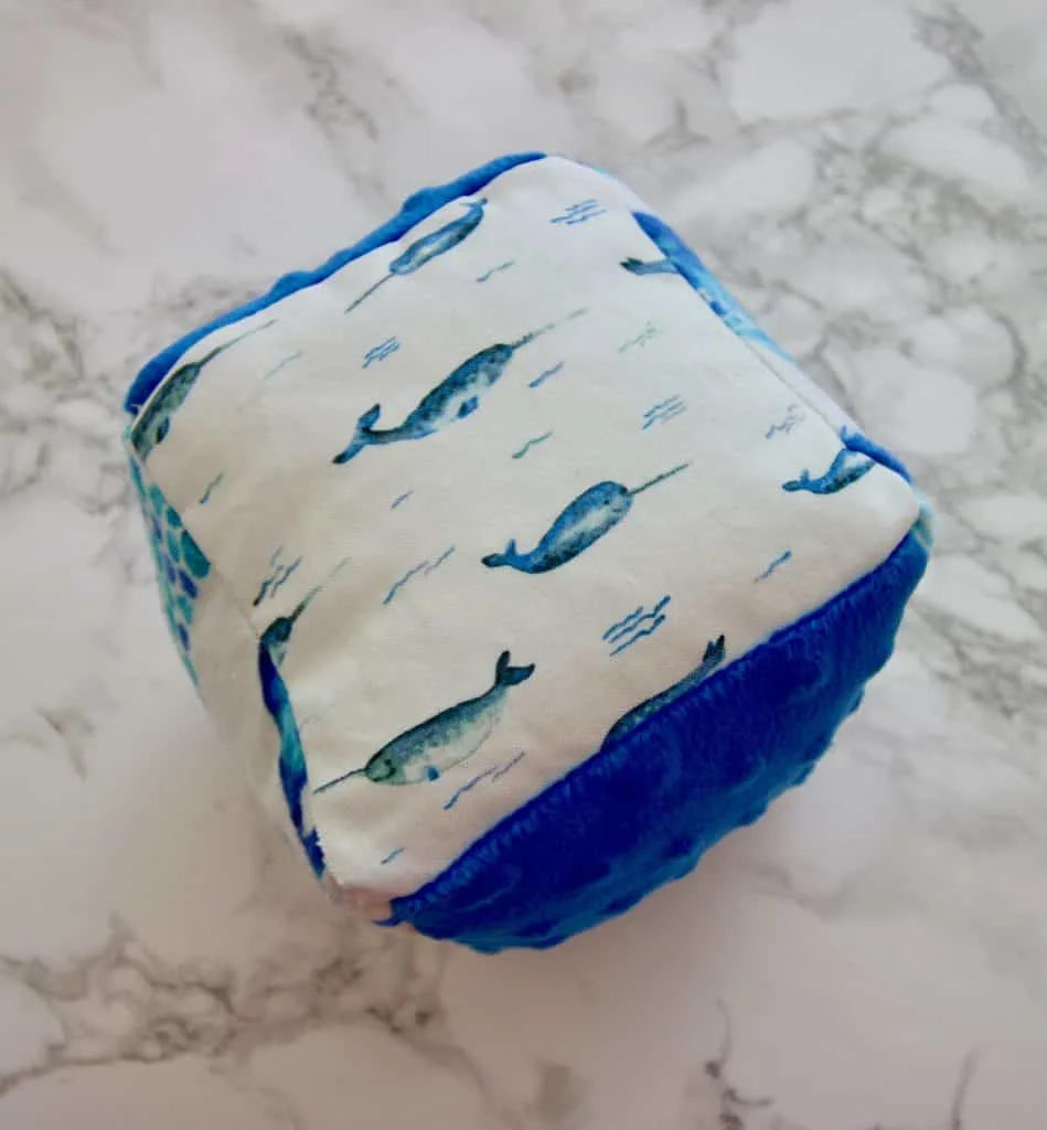 DIY Sewing Baby Rattle Block