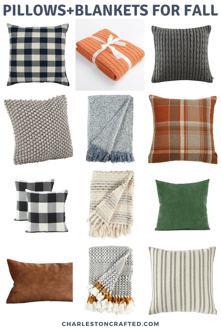 Cozy Pillow + Blanket Combinations for Fall