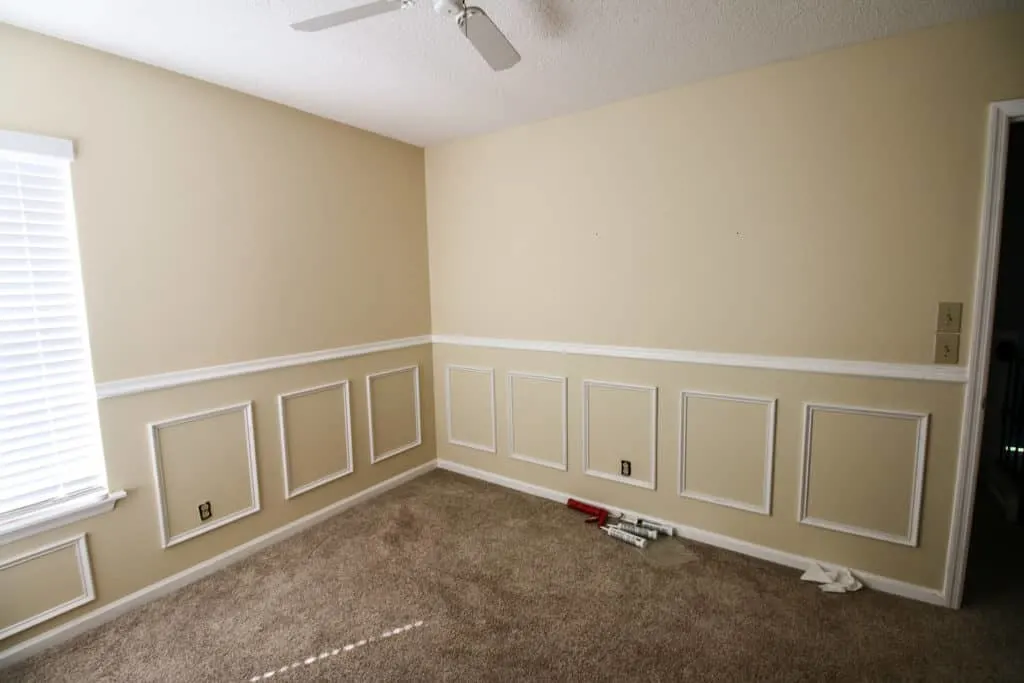 Full room of wainscoting
