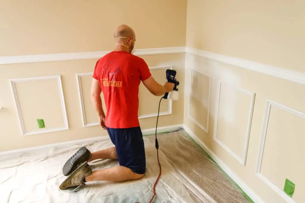 Easiest Way To Install Diy Wainscoting - What Kind Of Paint Do You Use On Wainscoting