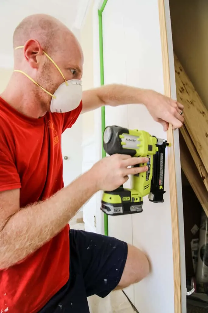 Bi-fold Closet Door Makeover via Charleston Crafted