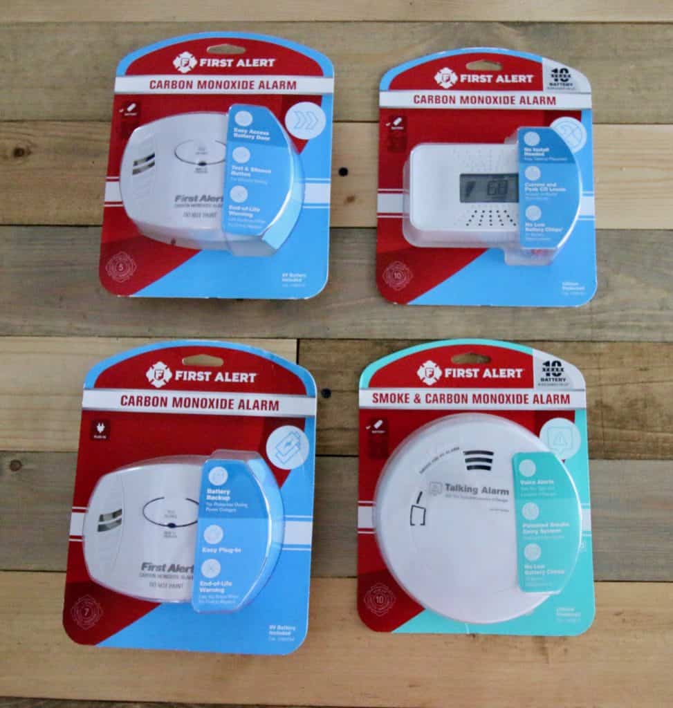 First Alert carbon monoxide alarms 