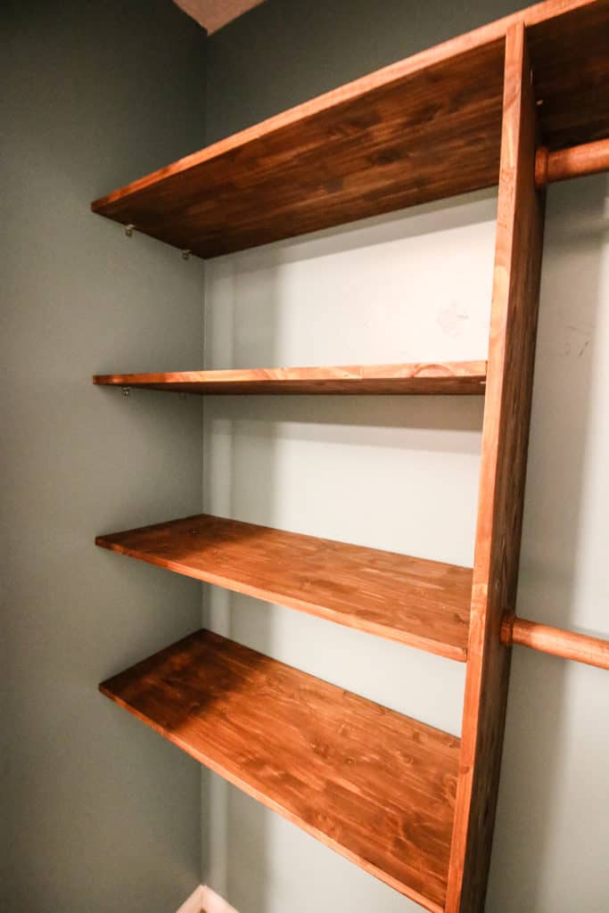 Nursery Closet System shelves