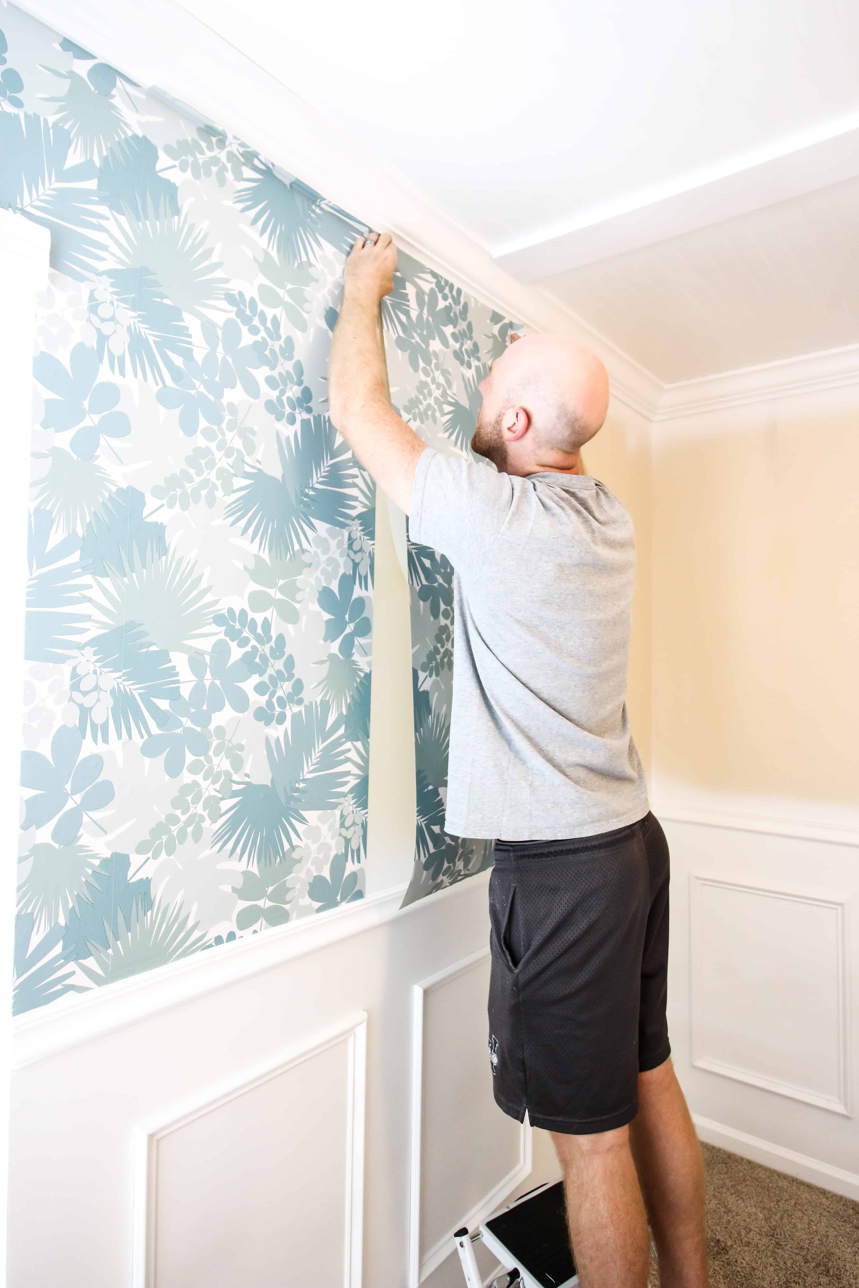 How to Hang Peel Stick Wallpaper