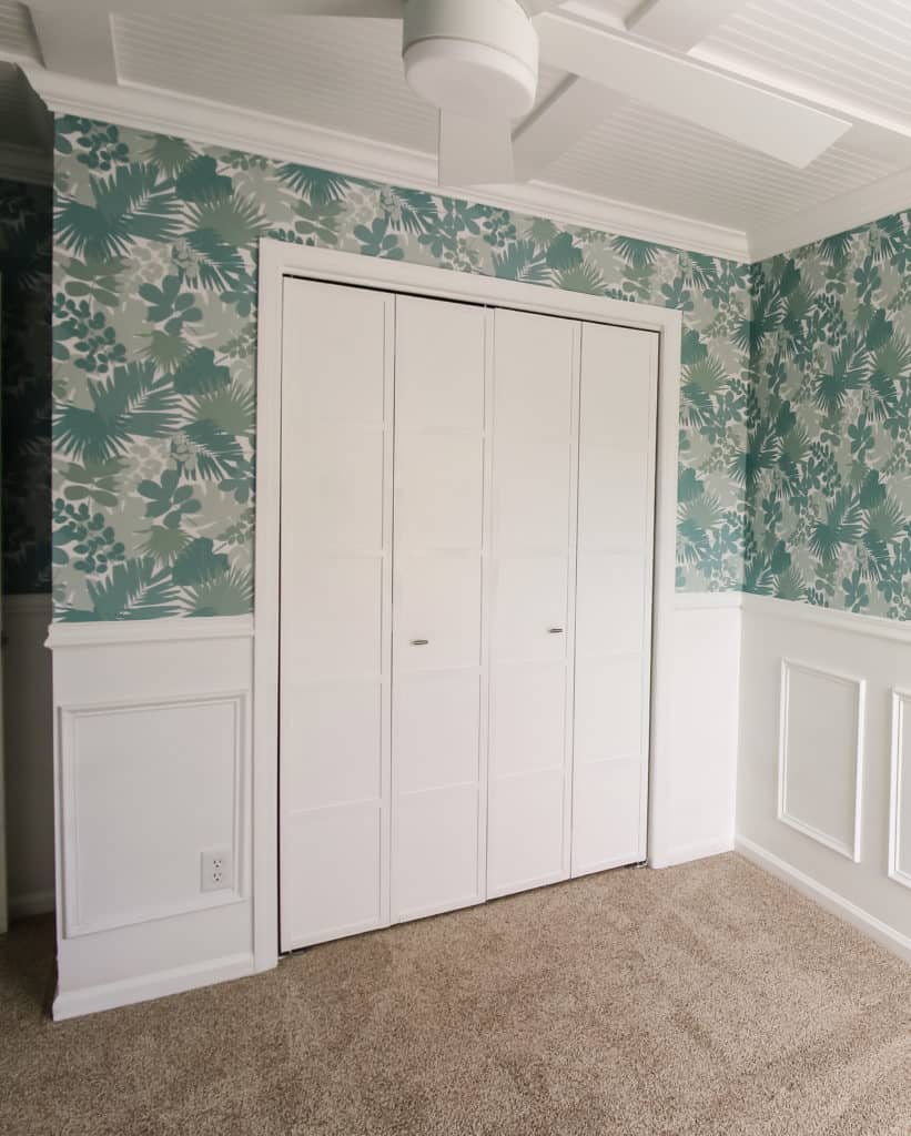 Bi-fold closet door makeover