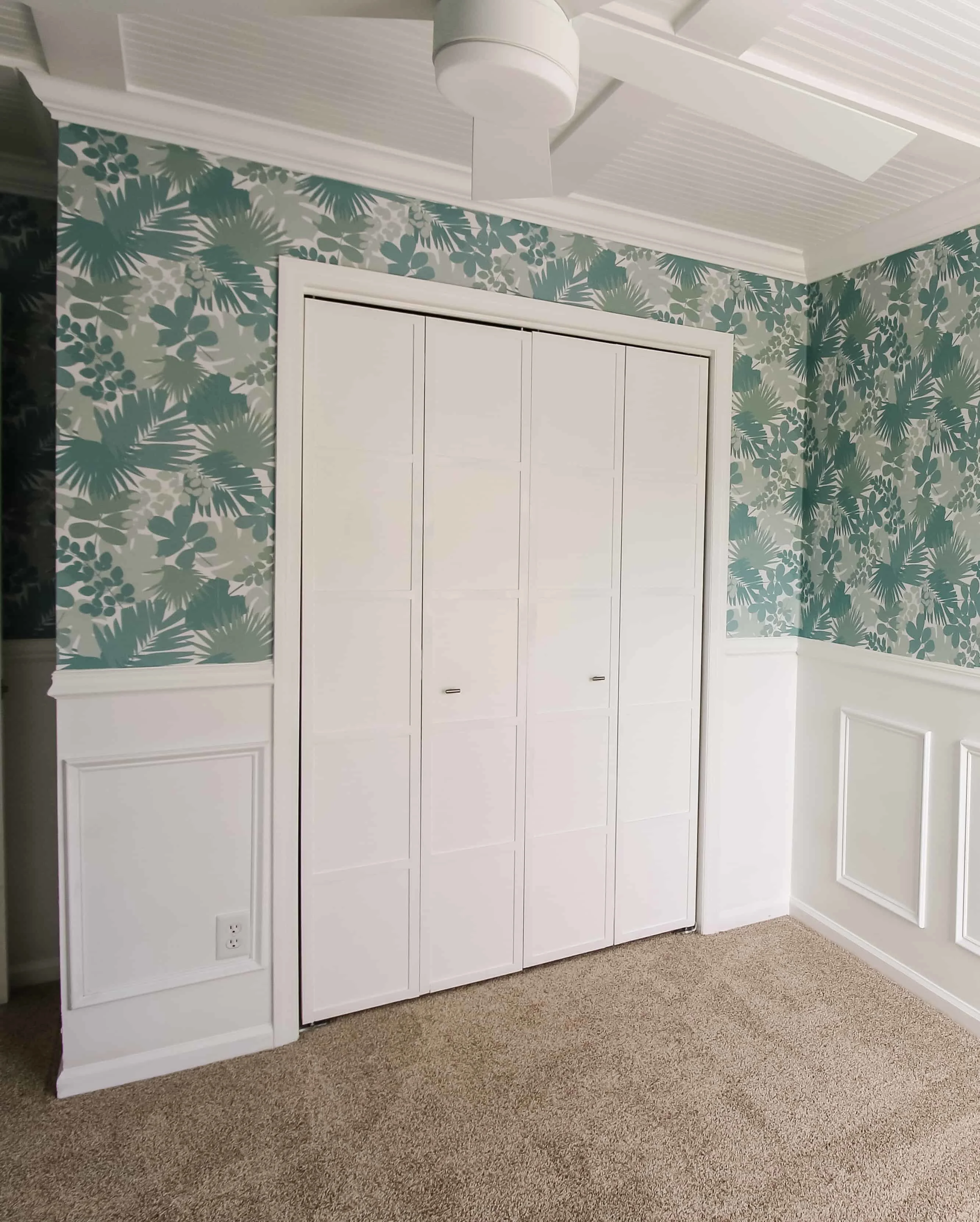 Bi-fold closet door makeover