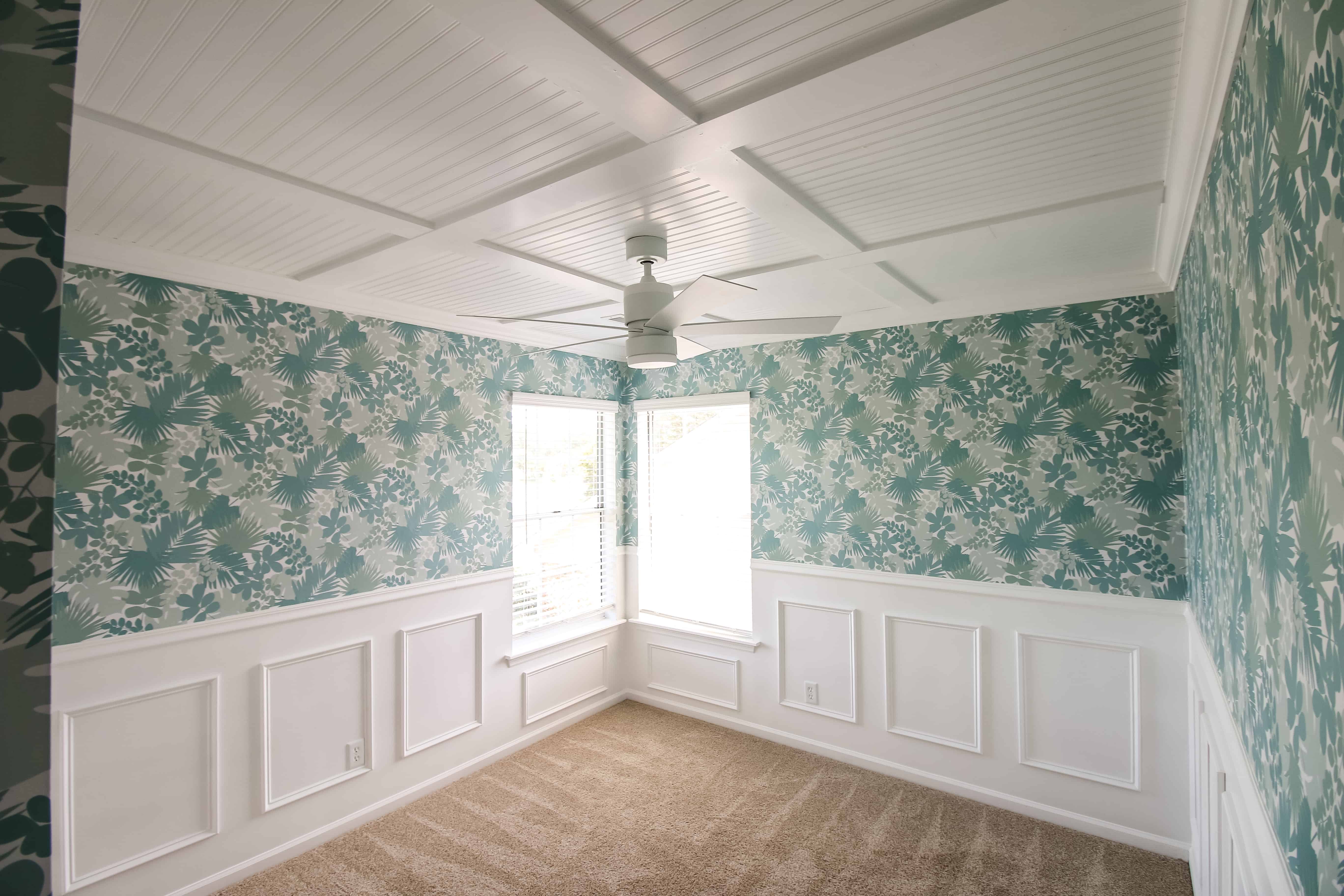 diy coffered ceiling • charleston crafted