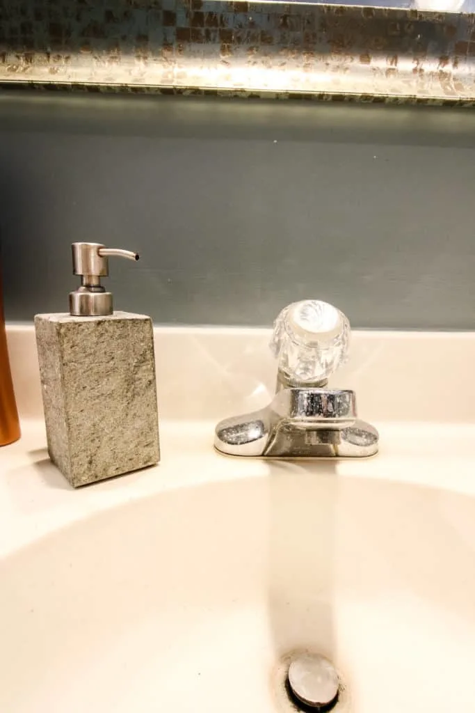 Old bathroom faucet