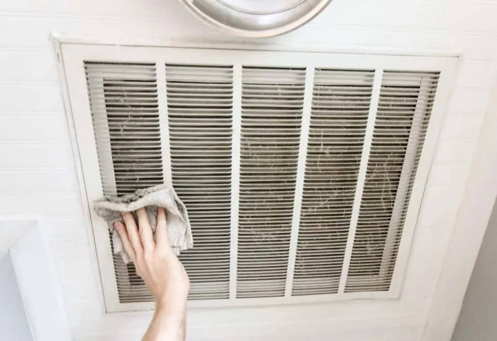 Ways to reduce allergens in your home via Charleston Crafted by cleaning air vents