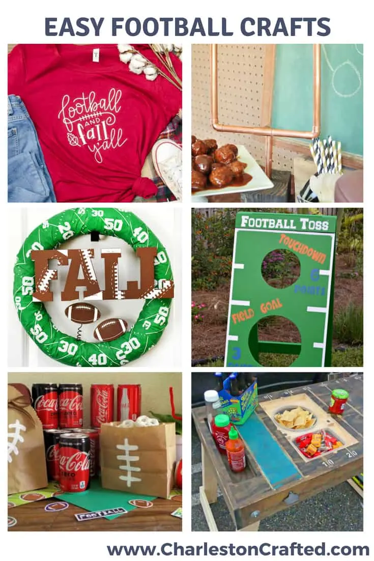 Football Crafts from my favorite bloggers