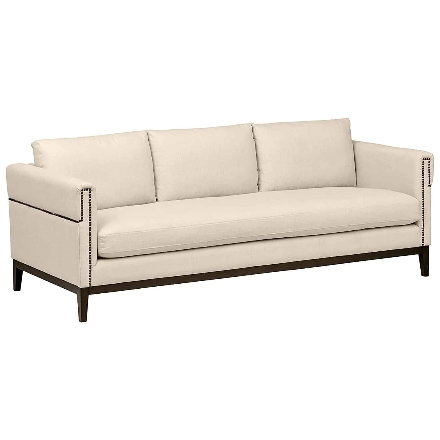 Stone & Beam Westport Modern Nailhead Upholstered Sofa