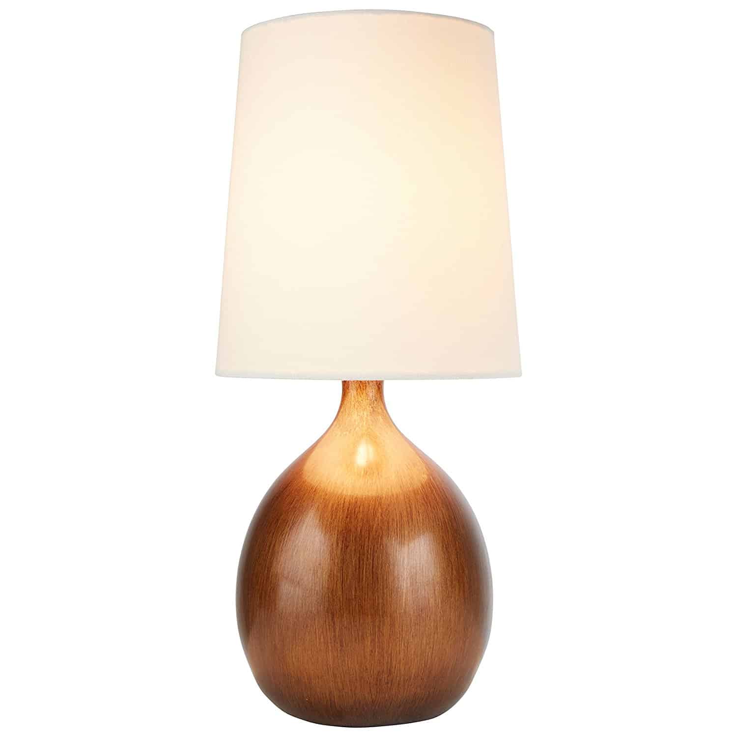  Stone & Beam Modern Wood Grain-Look Lamp