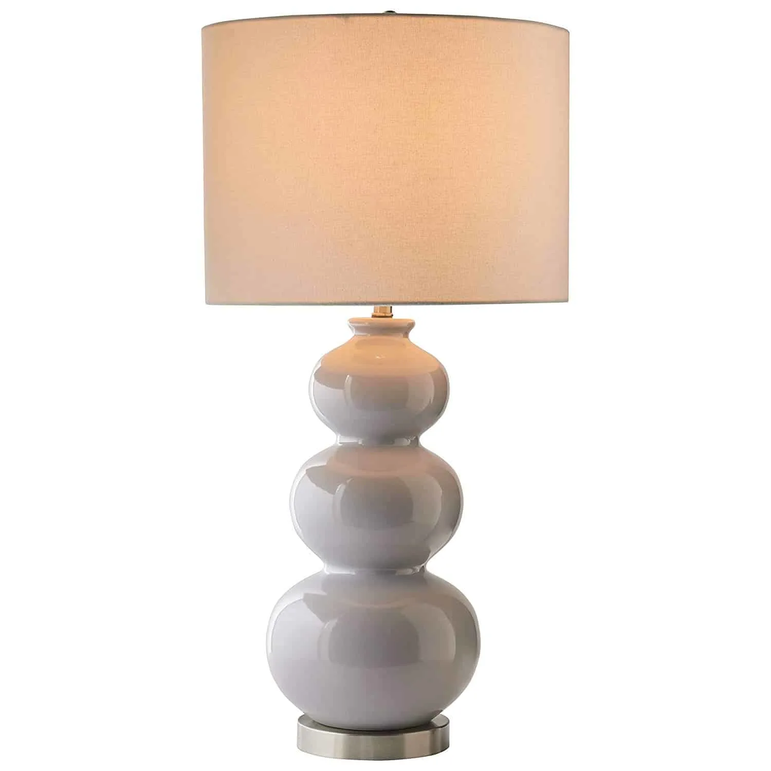 Stone & Beam 3-Sphere Ceramic Lamp