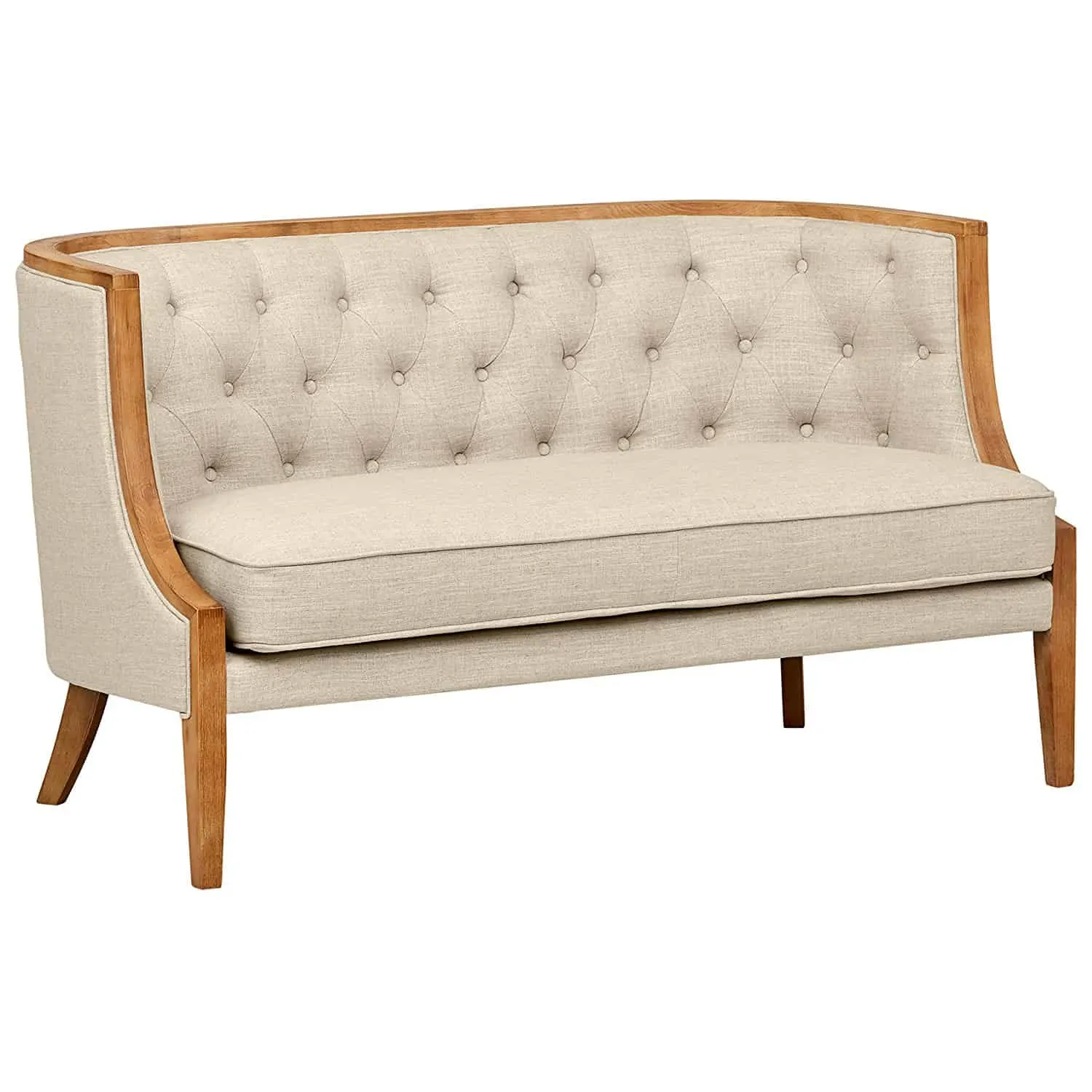 Stone & Beam Laurel Rounded Loveseat