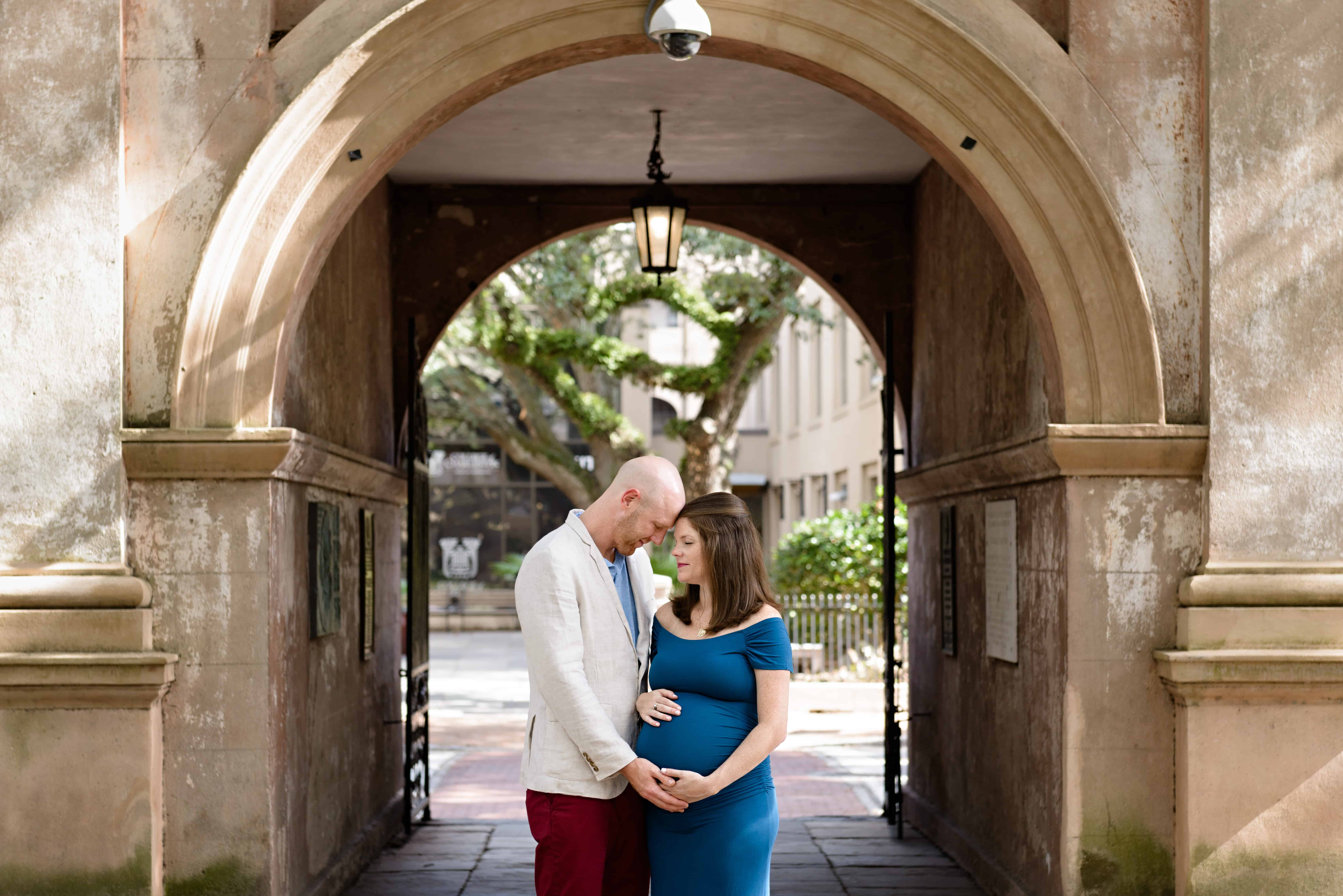 Maternity Photos College of Charleston